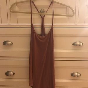 Rust color flowy tank